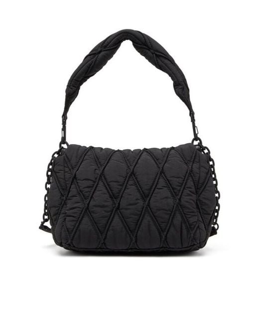DIESEL Black Charm-D M-Shoulder Bag