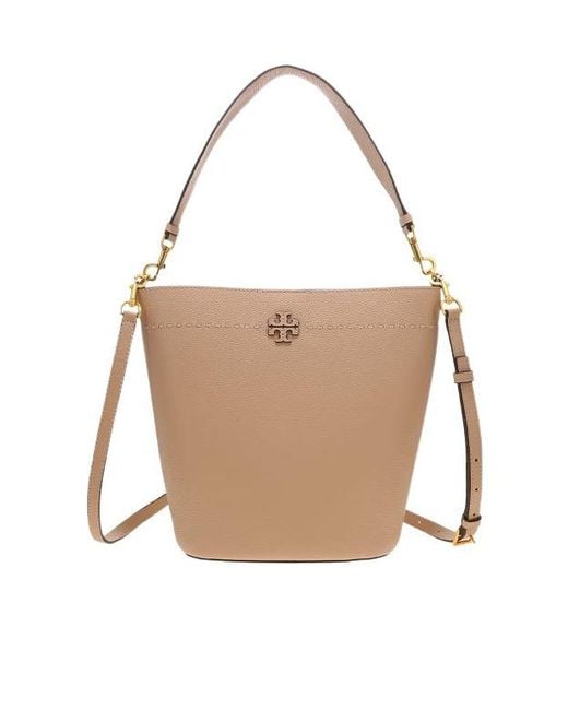 Tory Burch Natural Bucket Shoulder Bag