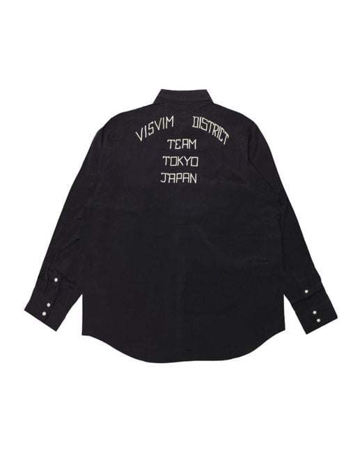 Visvim Blue Four L/S Corners for men