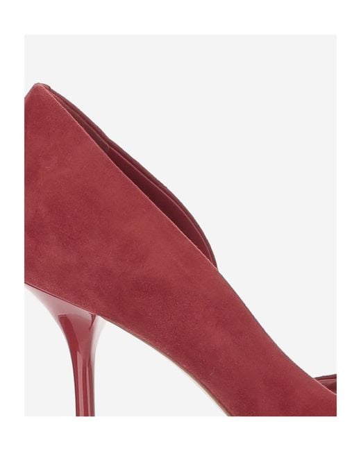 Roger Vivier Red Viv Ville Dorsay Heeled Pumps