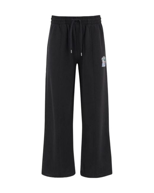 Casablanca Black Drawstring Pants for men