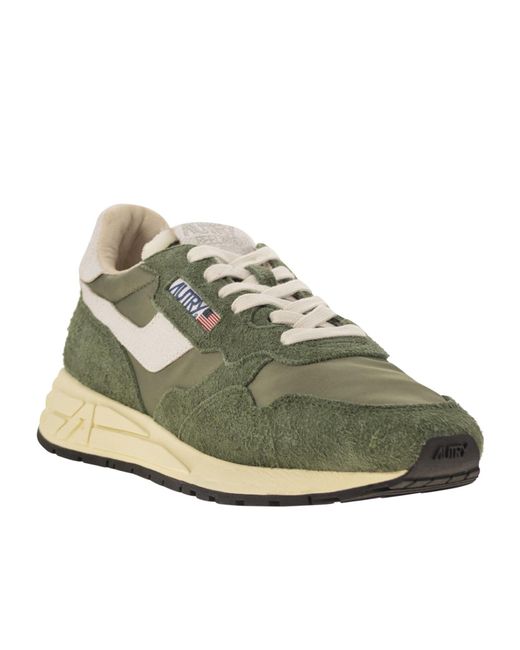 Autry Green Reelwind Low-Top Sneakers for men