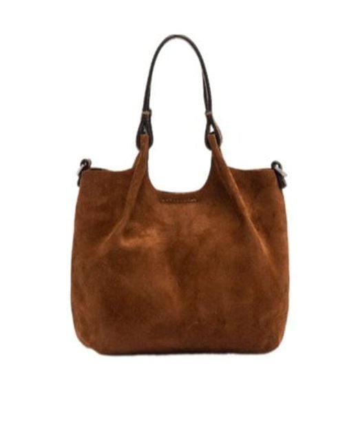 Gianni Chiarini Brown Small Dua Shoulder Bag