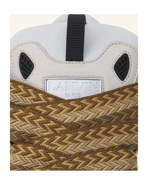 Lanvin Multicolor Curb Lace-Up Sneakers
