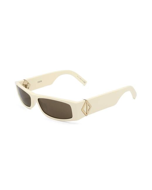 Dior White Logo Sunglasses for men