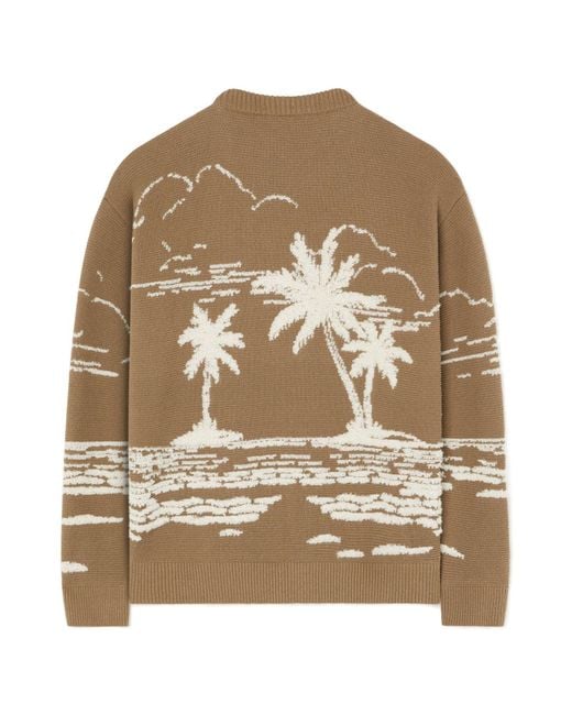 Alanui Natural Beyond The Horizons Sweater for men