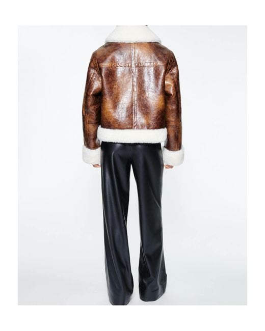 Stand Studio Brown Lorelle Zipped Jacket