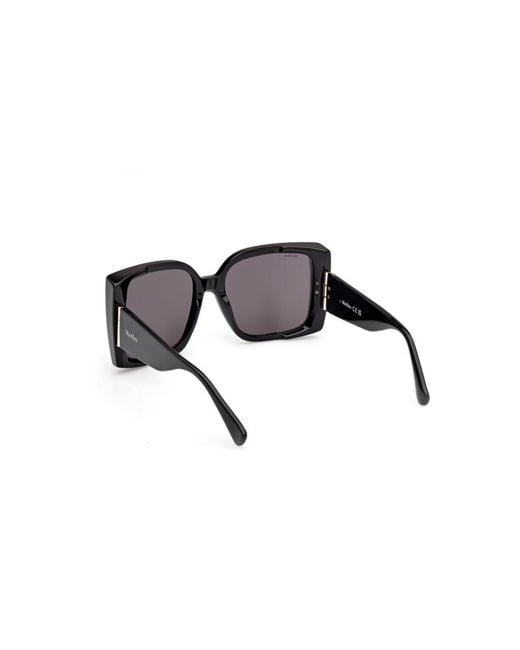 Max Mara White Square-Frame Sunglasses