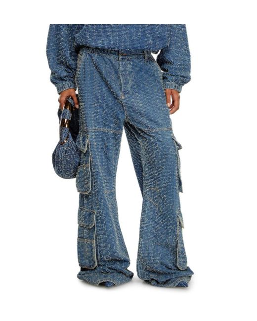 DIESEL Blue D-Sire Cargo Jeans