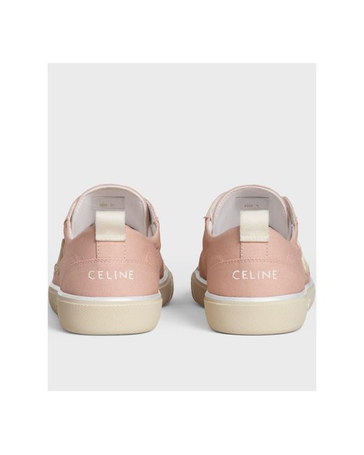 Céline Pink Alan Sneakers With Triomphe