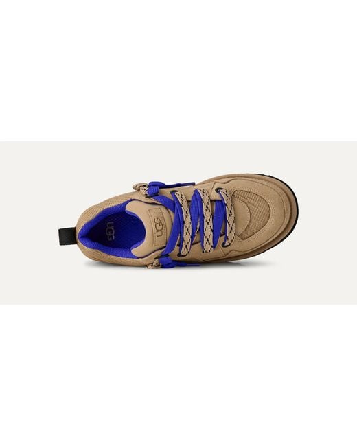 Ugg Blue Chunky Lace-Up Low-Top Sneakers for men