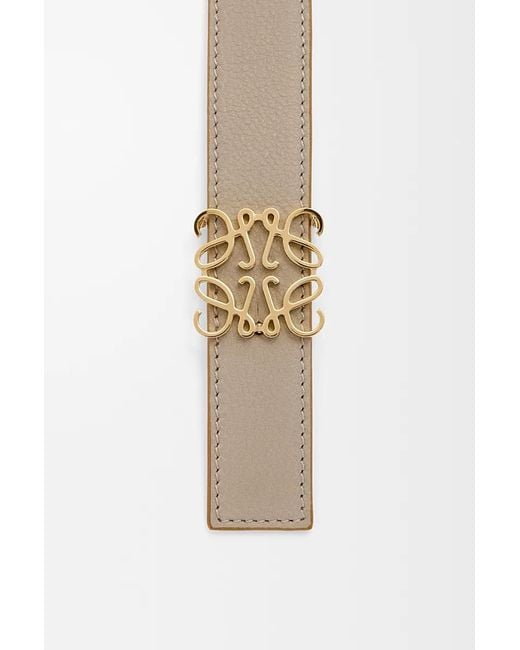 Loewe White Reversible Anagram Belt