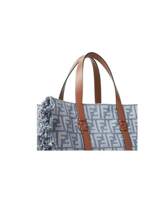 Fendi Blue Summer Tote