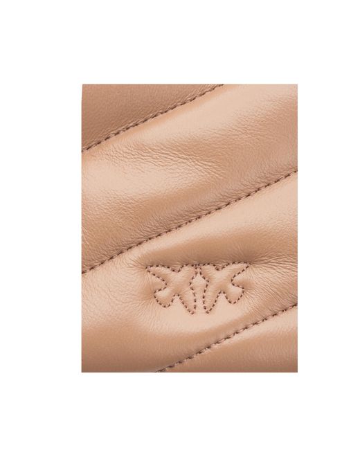 Pinko Pink Love Baby Puff Quilted Crossbody Bag