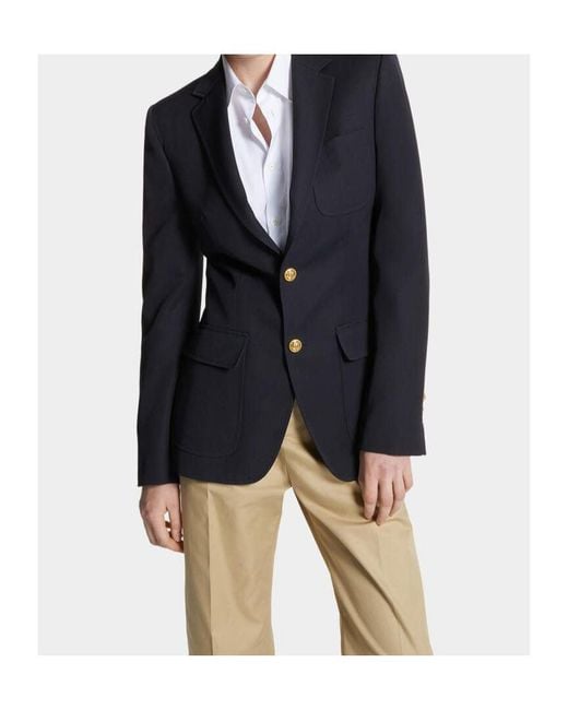 DSquared² Blue Single Breasted Carolyn Jacket
