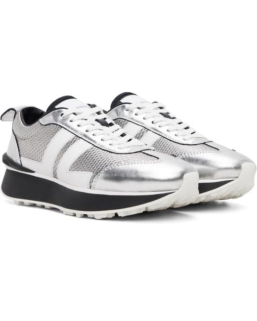 Lanvin White Lace-Up Sneakers for men
