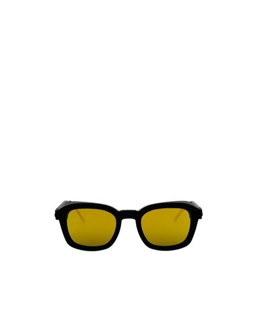 Thom Browne Yellow Square-Frame Sunglasses for men