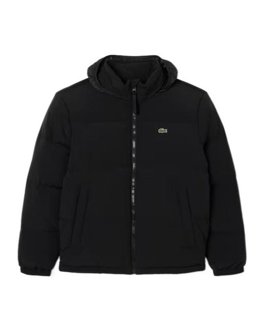 Lacoste Black Quilted Padded Jacket for men