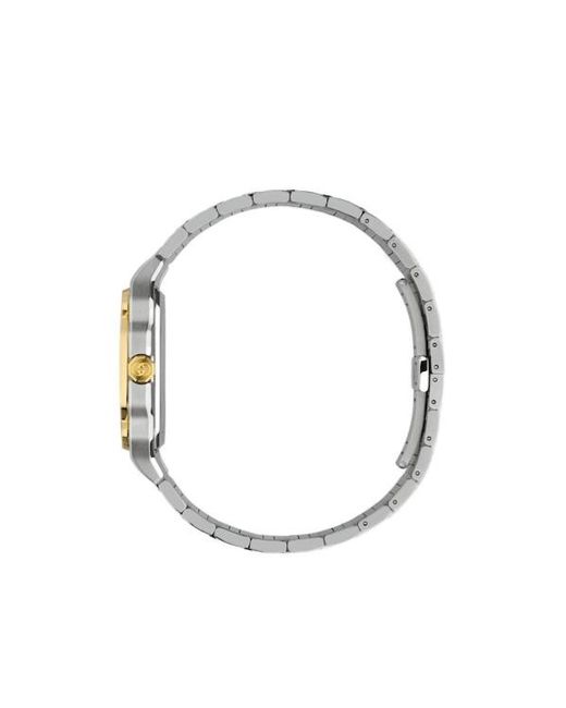 Gucci White G-Flat Watch, 36Mm