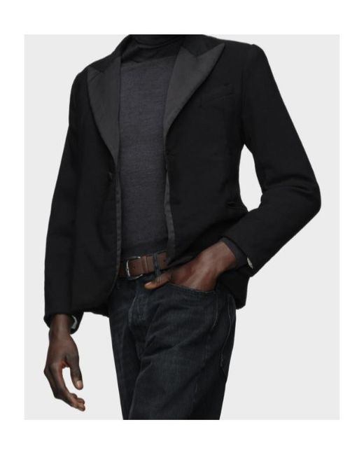 Maison Margiela Black Wool Blazer for men