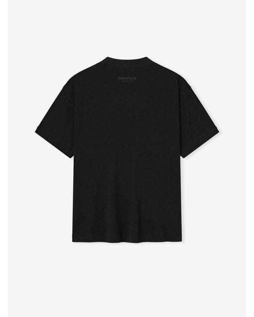 Fear Of God Black Logo-Detail T-Shirt for men