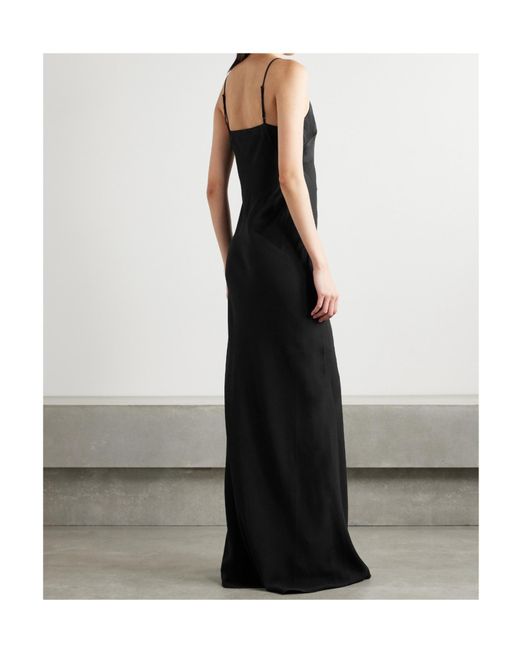 Veronica Beard Black Super-Long Dress