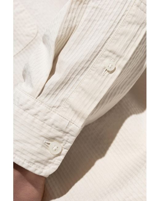 Samsøe & Samsøe White Long Sleeve Button-Down Shirt for men