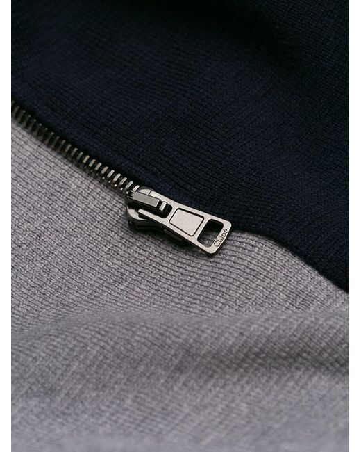 Chloé Blue Asymmetrical Wool Cloak