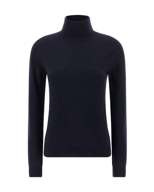 Balenciaga Blue Turtleneck Sweater
