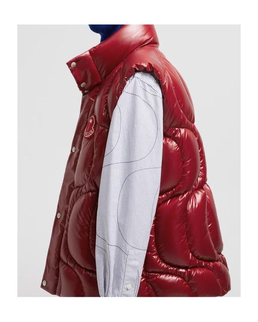 Moncler Red X Palm Angels Gwenyth Down Gilet for men