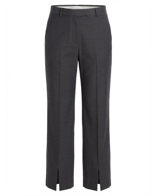 Gucci Gray Straight-Leg Trousers