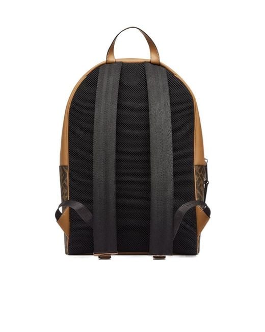 Fendi Multicolor Ff Motif Zipped Backpack for men