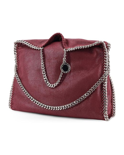 Stella McCartney Red Falabella Chain-Linked Shoulder Bag