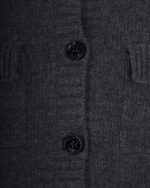 Weekend by Maxmara Black Virgin Wool Cardigan