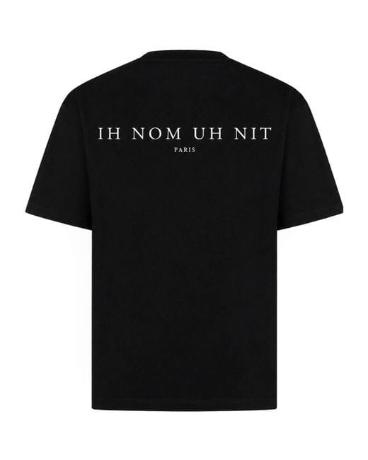 Ih Nom Uh Nit Black Graphic-Print T-Shirt for men