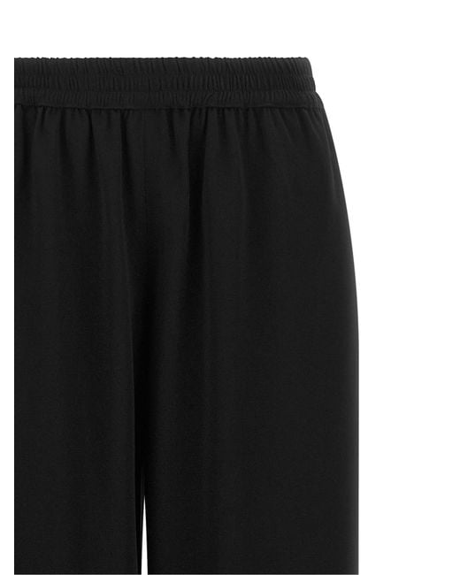 Gianluca Capannolo Black Elastic Waist Casual Pants