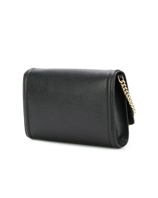 Ferragamo Black Mini Clutch Bag