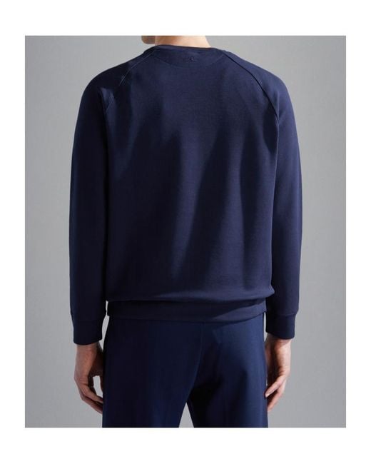 Paul & Shark Blue Long-Sleeved Sweater for men