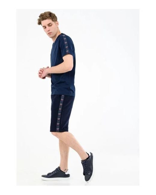 Paul & Shark Blue Logo T-Shirt for men