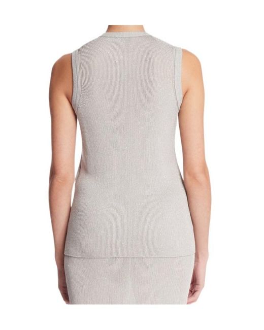 Tom Ford Gray Crew Neck Vest