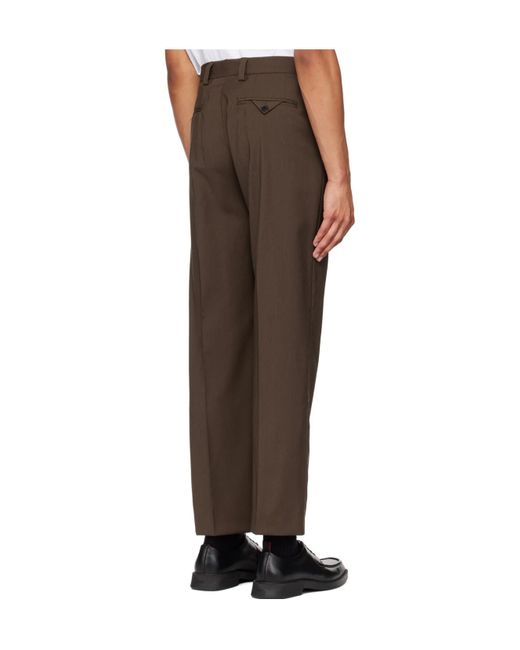 Boss Black Belt-Loop Casual Pants for men