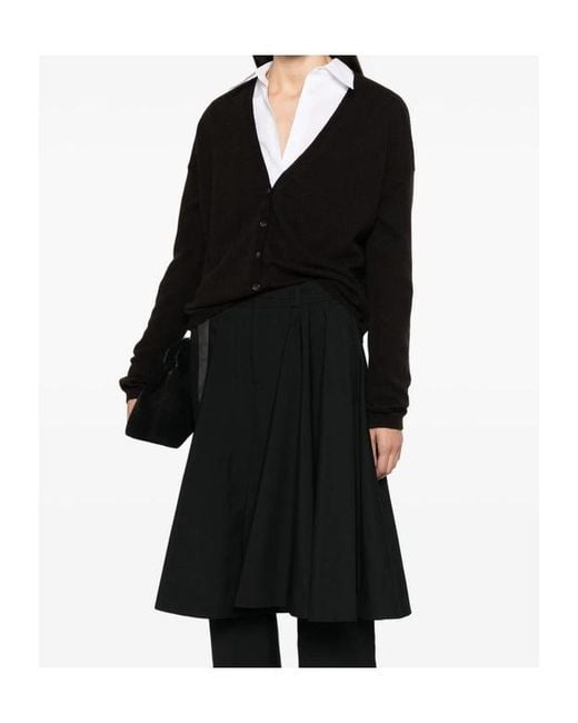Lisa Yang Black Long-Sleeved Cardigan