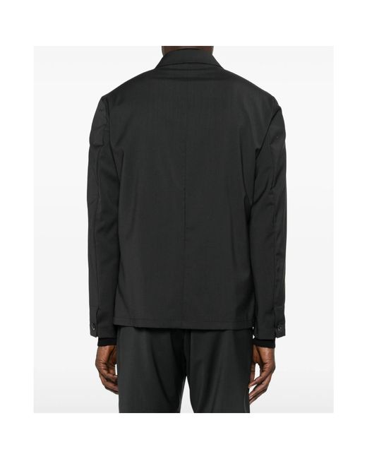 Barena Black Button-Down Overshirt for men
