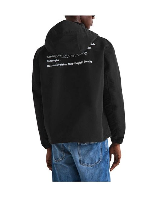Givenchy Black Solid Casual Jacket for men