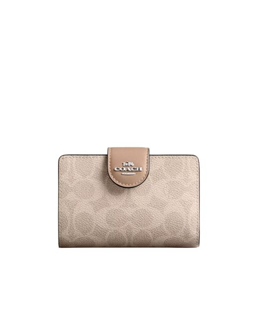 COACH Natural Logo Wallet