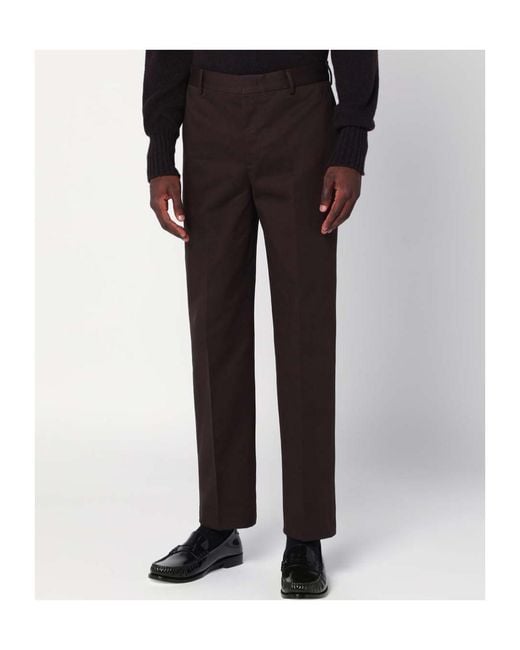 Pt Pantaloni Black Pt Torino Classic Tailored Pants for men