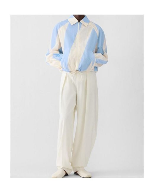 Jacquemus Blue Le Coupe Vent Zip Jacket for men