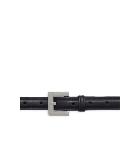 Anine Bing White Nicola Buckle Fastened Belt