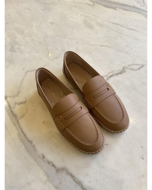 Gianvito Rossi Brown Flat Loafers