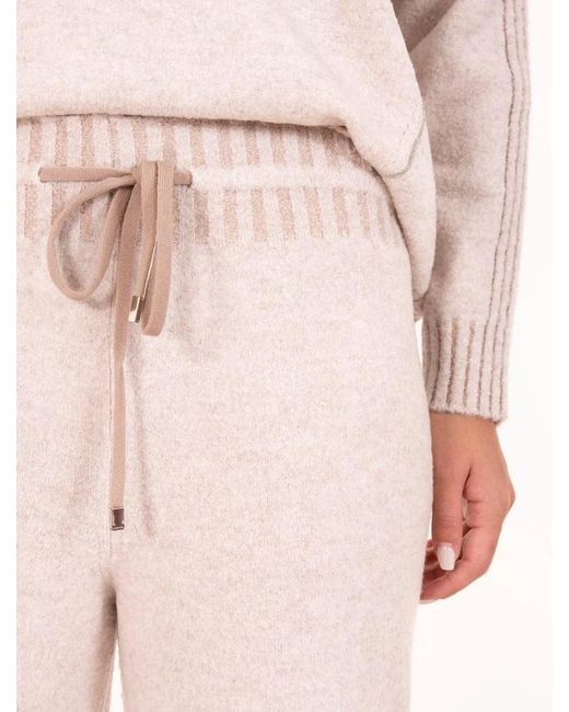 D.exterior Pink Drawstring Waist Casual Pants